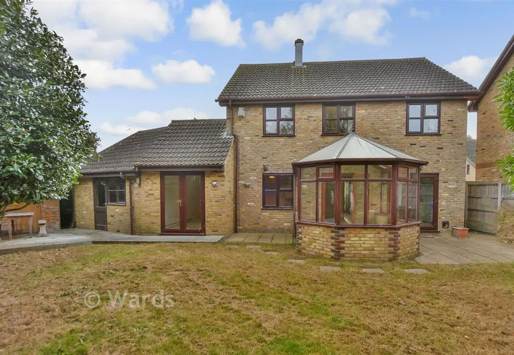 Rear Elevation - Heron Close, Lower Halstow, Sittingbourne, Kent - Wards of Kent