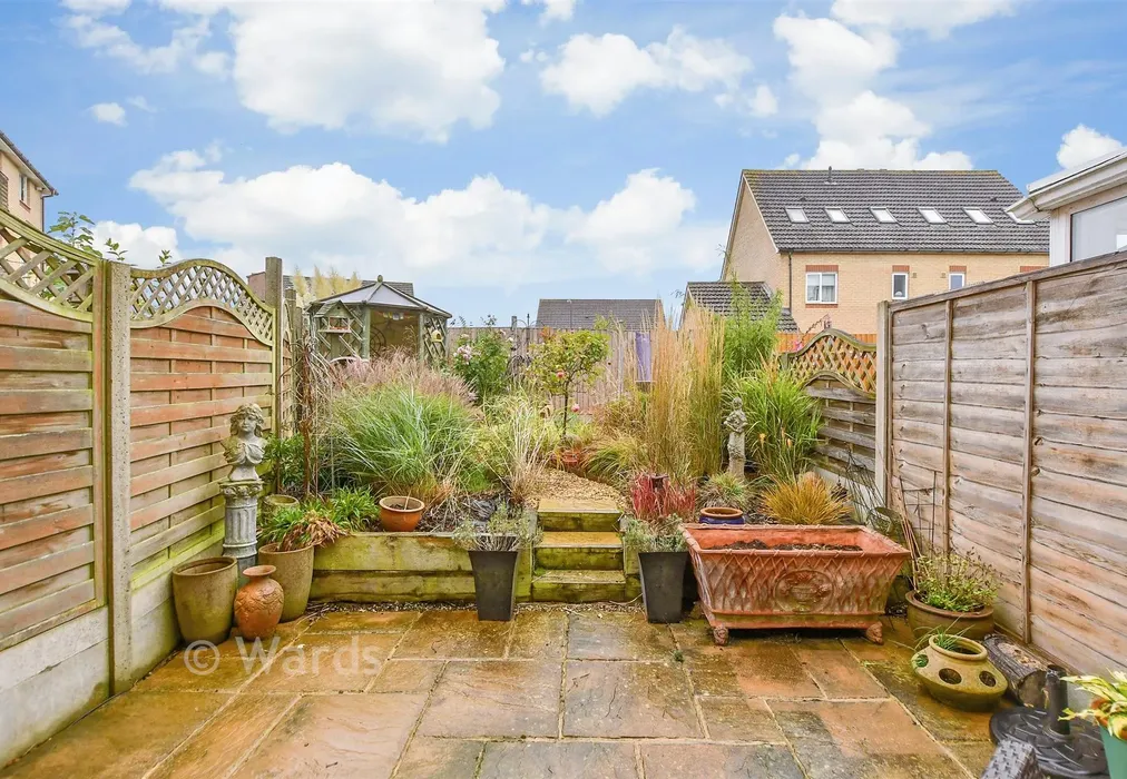Rear Garden - Thomas Rider Way, Boughton Monchelsea, Maidstone, Kent - Wards of Kent