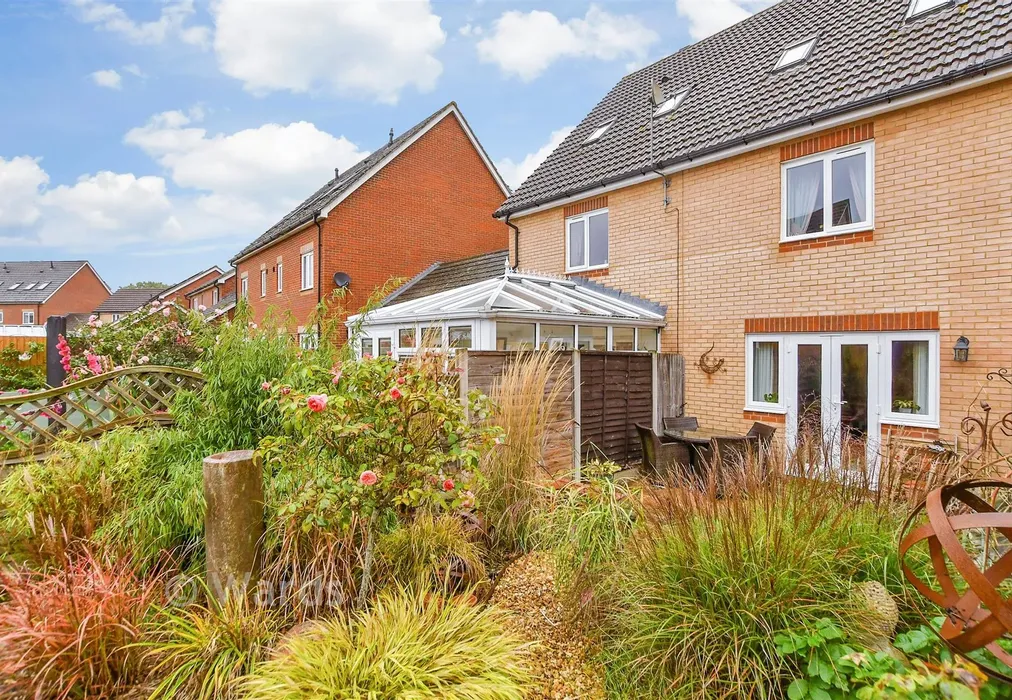 Rear Elevation - Thomas Rider Way, Boughton Monchelsea, Maidstone, Kent - Wards of Kent