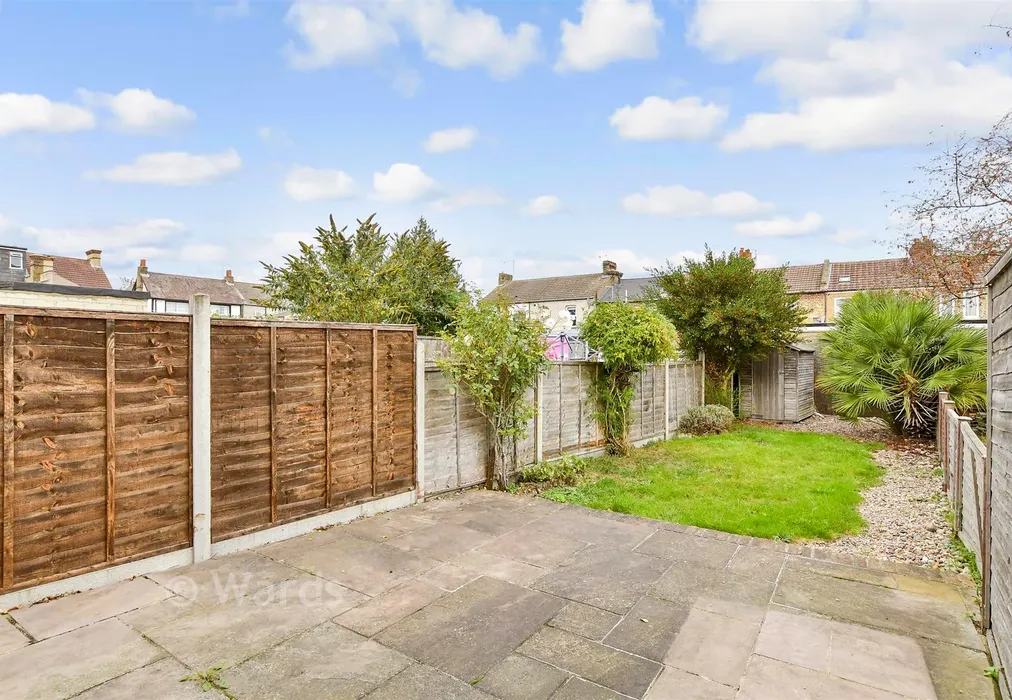 Rear Garden - Northcote Road, Gravesend, Kent - Wards of Kent