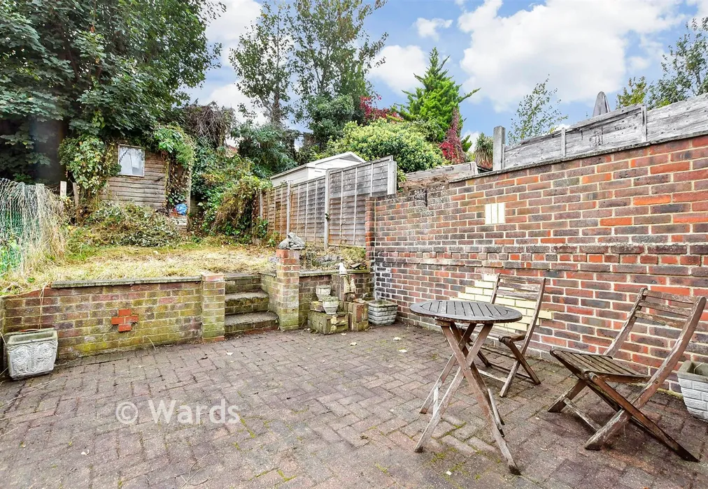 Rear Garden - Milburn Road, Gillingham, Kent - Wards of Kent