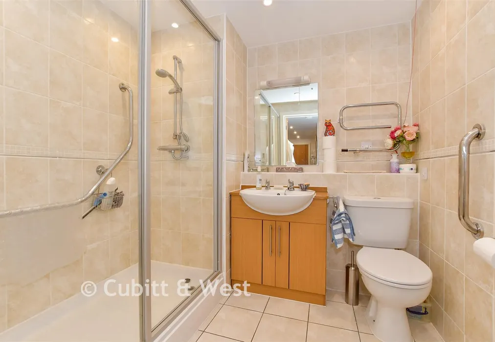 Shower Room - Beaconsfield Road, Waterlooville, Hampshire - Wards of Kent