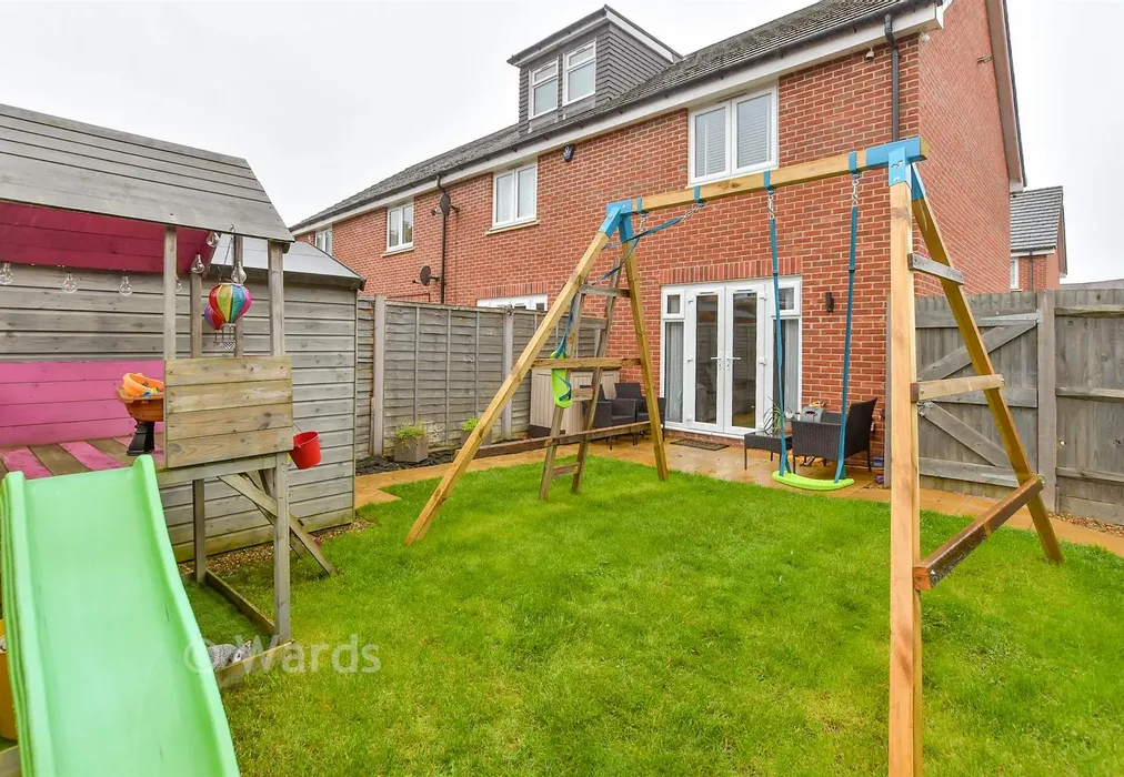 Rear Garden - Perrin Road, Maidstone, Kent - Wards of Kent