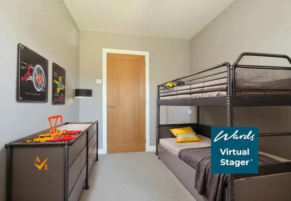 Bedroom 3 (Modern style) - St. Mary's Road, West Hythe, Hythe, Kent - Wards of Kent