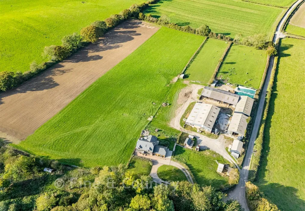 Aerial Elevation - Mersley Downs Road, Downend, Isle of Wight - Wards of Kent