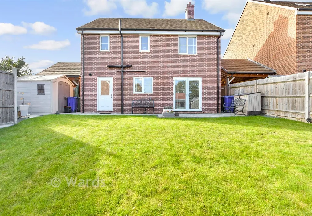 Rear Elevation - Watling Drive, Newington, Sittingbourne, Kent - Wards of Kent