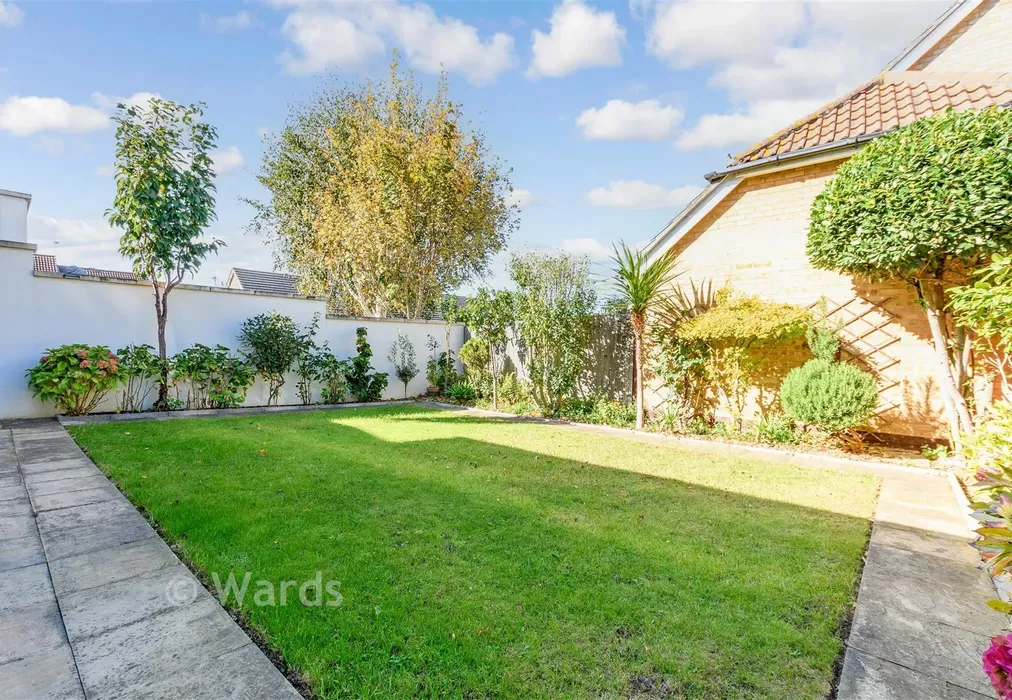 Rear Garden - Pentstemon Drive, Swanscombe, Kent - Wards of Kent