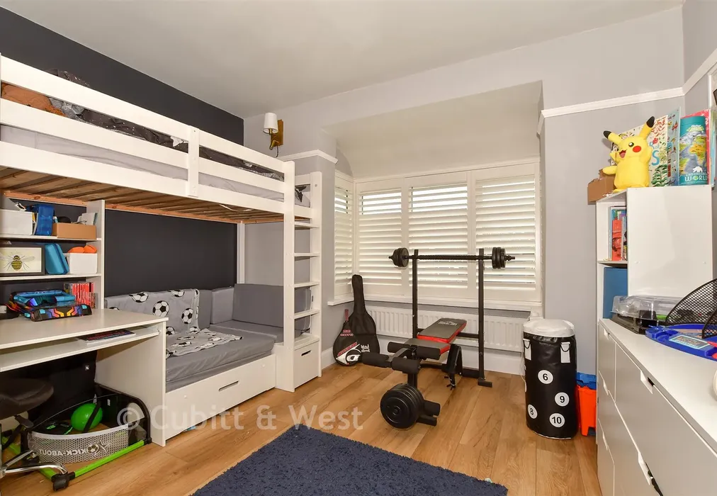 Bedroom 3 - Seaview Road, Woodingdean, Brighton, East Sussex - Wards of Kent