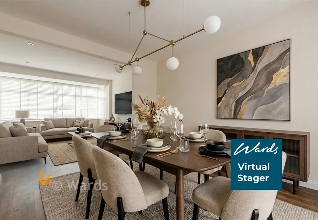 Lounge/Diner - Updated - Raeburn Road, Sidcup, Kent - Wards of Kent