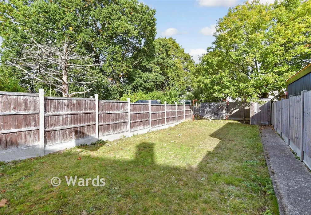 Rear Garden - Lancashire Road, Maidstone, Kent - Wards of Kent
