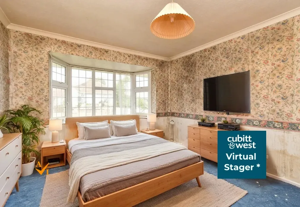 Bedroom 1 (Contemporary style) - Balsdean Road, Woodingdean, Brighton, East Sussex - Wards of Kent