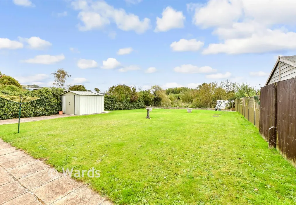 Rear Garden - West Hythe Road, Hythe, Kent - Wards of Kent