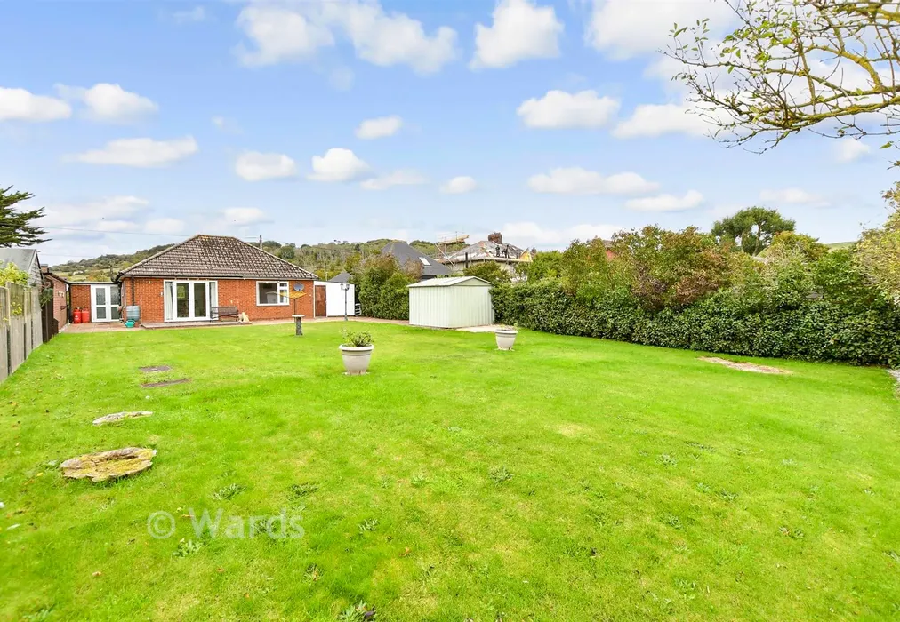 Rear Garden - West Hythe Road, Hythe, Kent - Wards of Kent