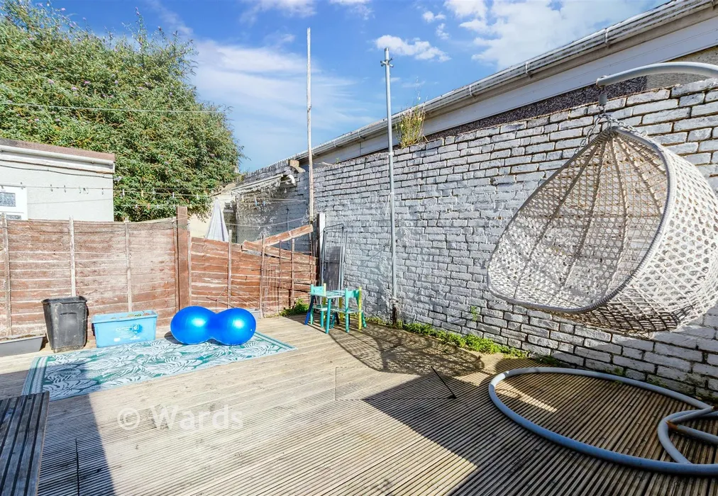Rear Garden - Grove Road, Strood, Rochester, Kent - Wards of Kent