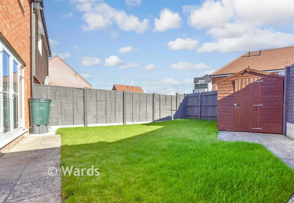 Rear Garden - Nuthatch Drive, Finberry, Ashford, Kent - Wards of Kent