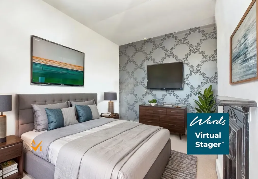 Bedroom 2 (Modern style) - James Street, Ashford, Kent - Wards of Kent