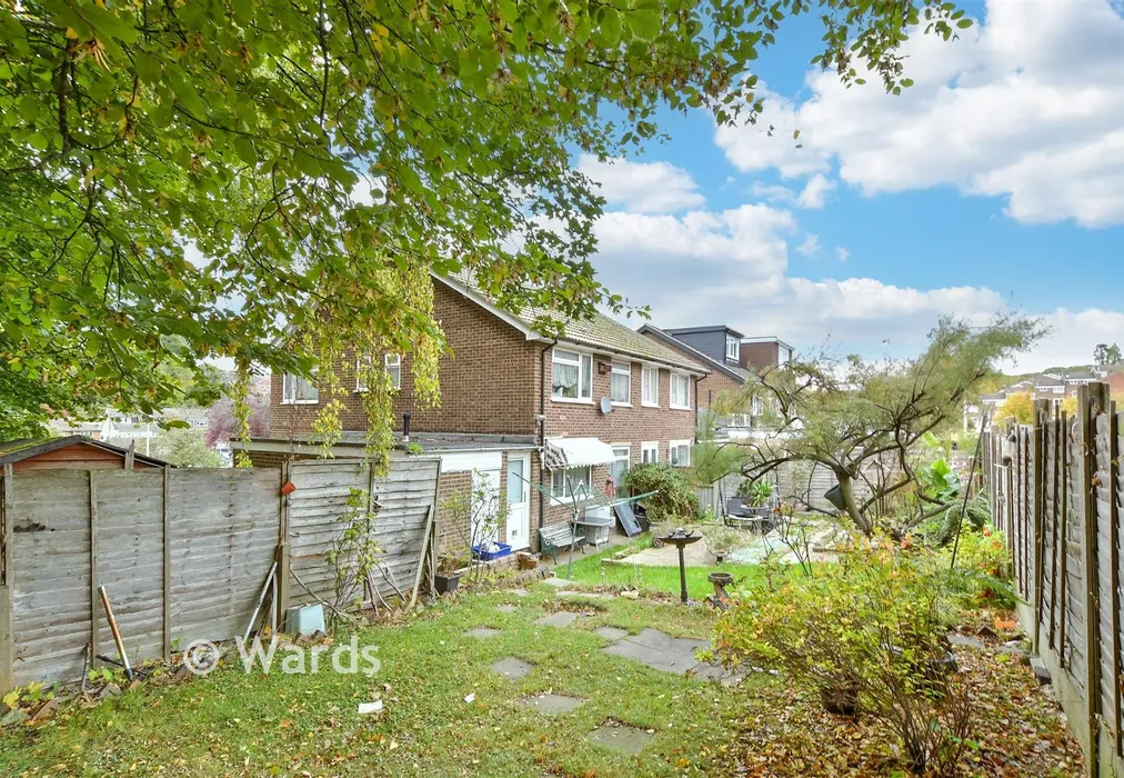 Rear Garden - Sundridge Drive, Walderslade, Chatham, Kent - Wards of Kent