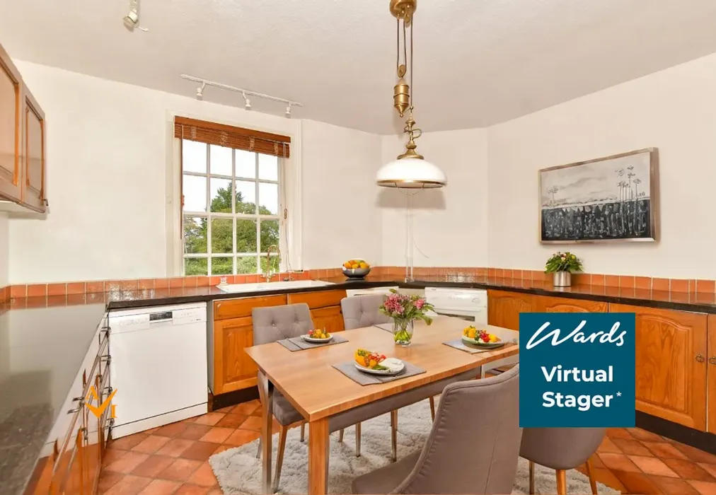 Kitchen/Diner (Contemporary style) - Otterpool Lane, Lympne, Hythe, Kent - Wards of Kent