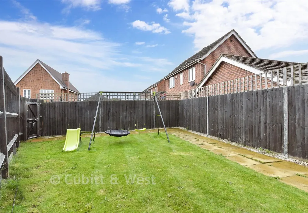 Rear Garden - Dover Road, Tadworth, Surrey - Wards of Kent