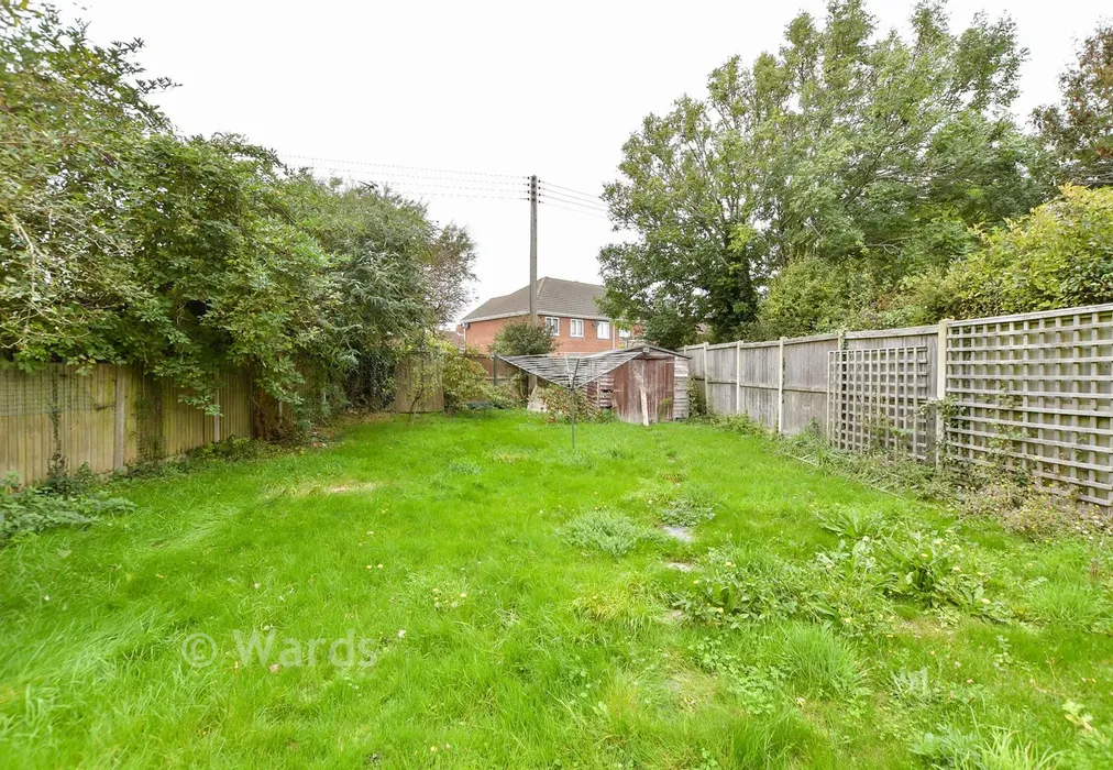 Rear Garden - Chaucer Road, Elvington, Dover, Kent - Wards of Kent