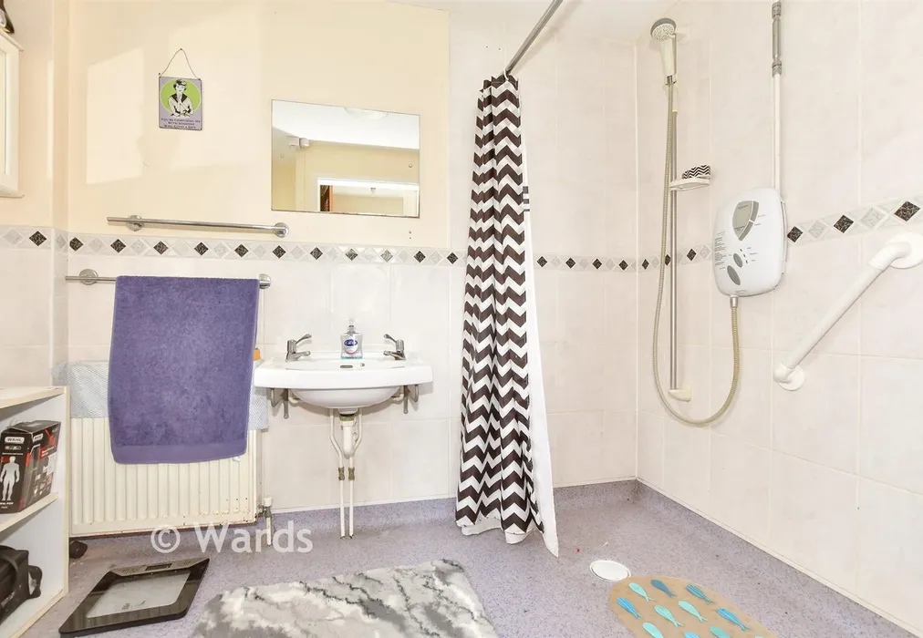Wet Room - Chaucer Road, Elvington, Dover, Kent - Wards of Kent