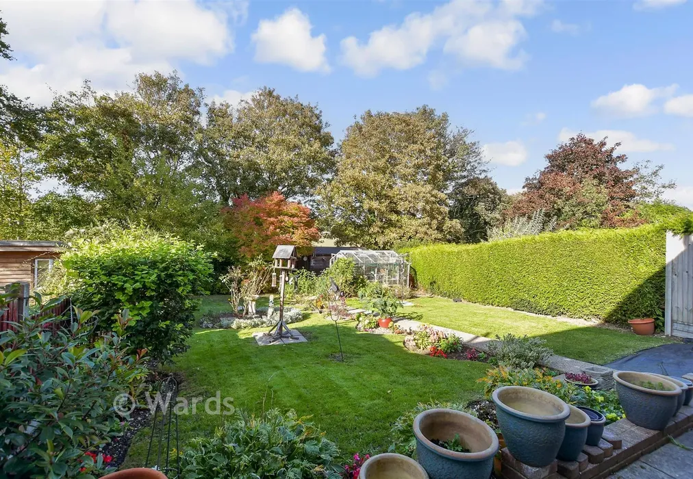 Rear Garden - Union Road, Bridge, Canterbury, Kent - Wards of Kent