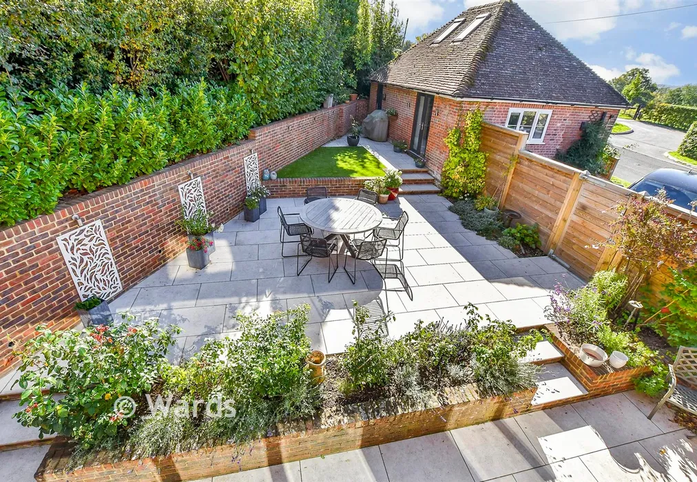 Rear Garden - North Road, Goudhurst, Cranbrook, Kent - Wards of Kent