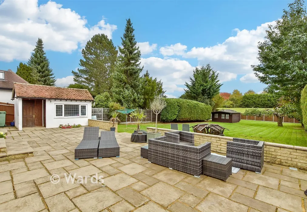Rear Garden - Caring Lane, Bearsted, Maidstone, Kent - Wards of Kent