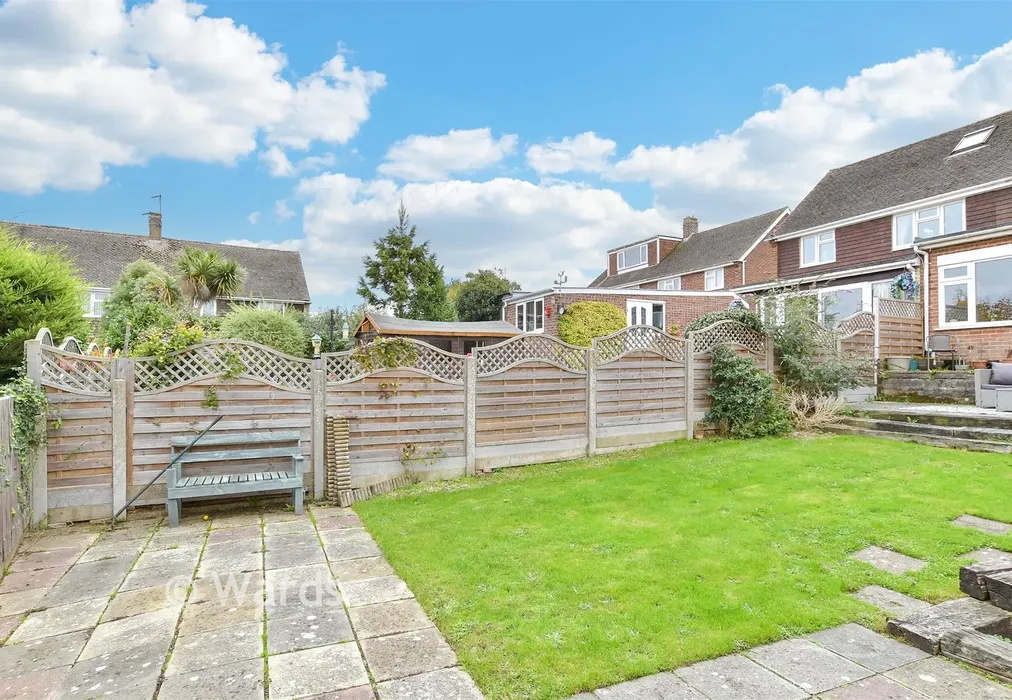 Rear Garden - Larch Close, Trees Development, Larkfield, Kent - Wards of Kent