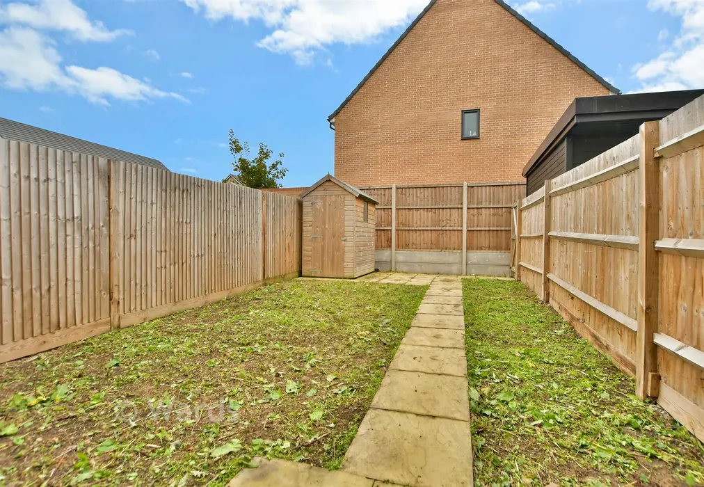 Rear Garden - Thomas Stanley Drive, Rainham, Gillingham, Kent - Wards of Kent