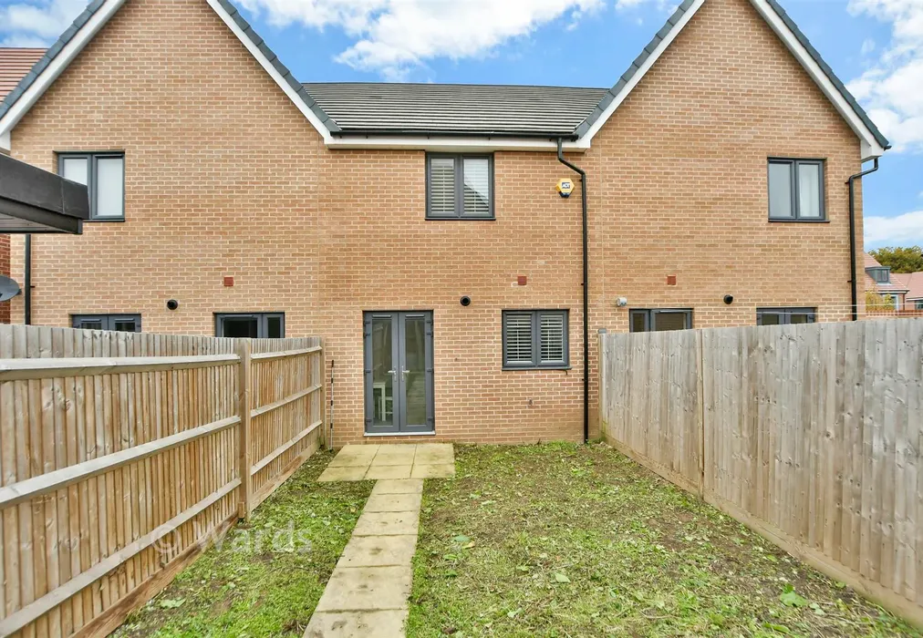 Rear Elevation - Thomas Stanley Drive, Rainham, Gillingham, Kent - Wards of Kent