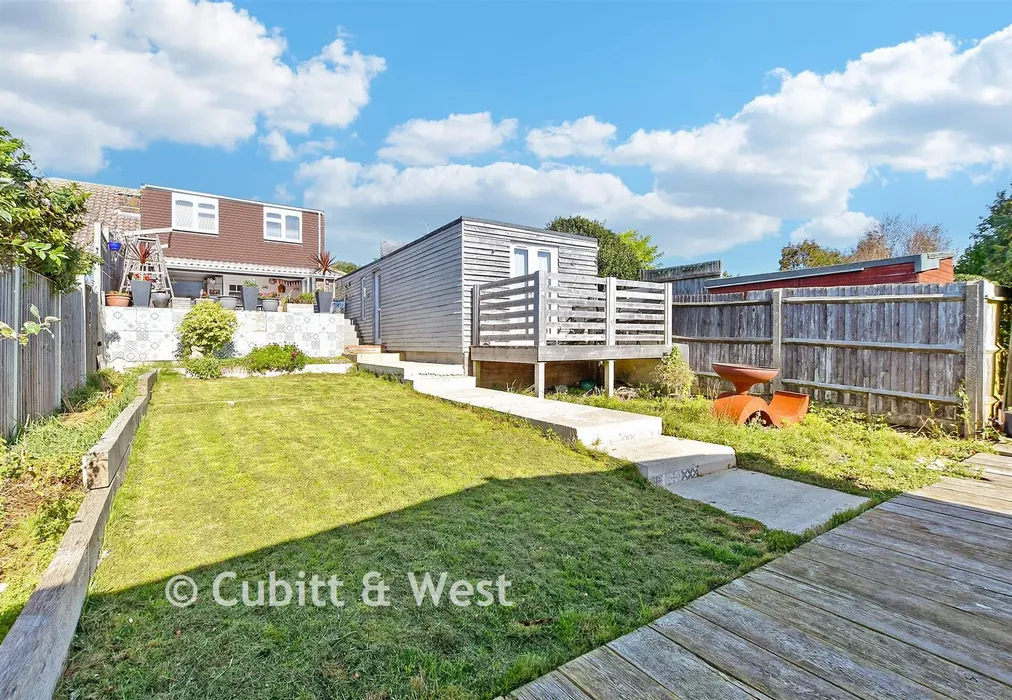Rear Garden - Briarcroft Road, Woodingdean, Brighton, East Sussex - Wards of Kent