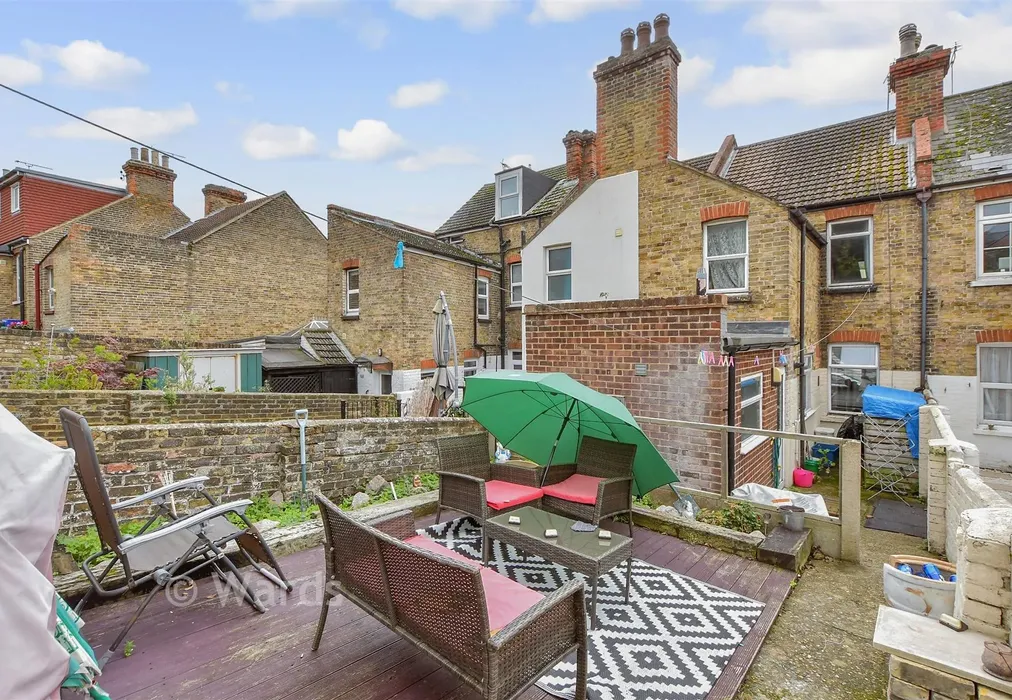 Rear Garden - St. Luke's Avenue, Ramsgate, Kent - Wards of Kent