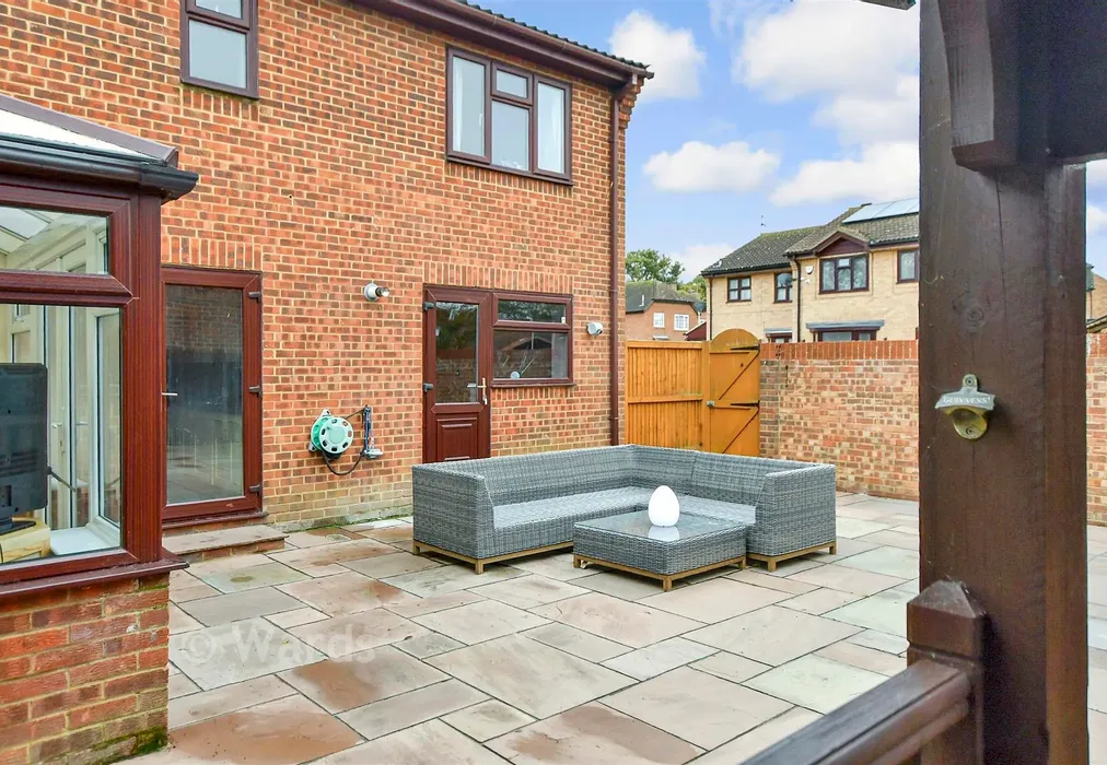 Rear Garden - Barrington Crescent, Birchington, Kent - Wards of Kent