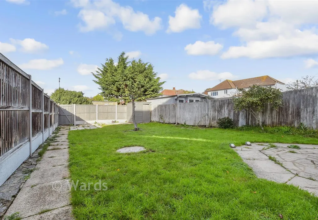 Rear Garden - Northdown Road, Margate, Kent - Wards of Kent