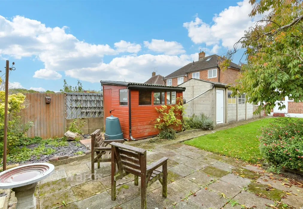 Rear Garden - Amethyst Avenue, Davis Estate, Chatham, Kent - Wards of Kent