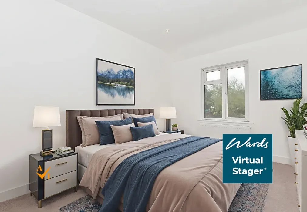 Bedroom 2 (Contemporary style) - West Park Road, Maidstone, Kent - Wards of Kent