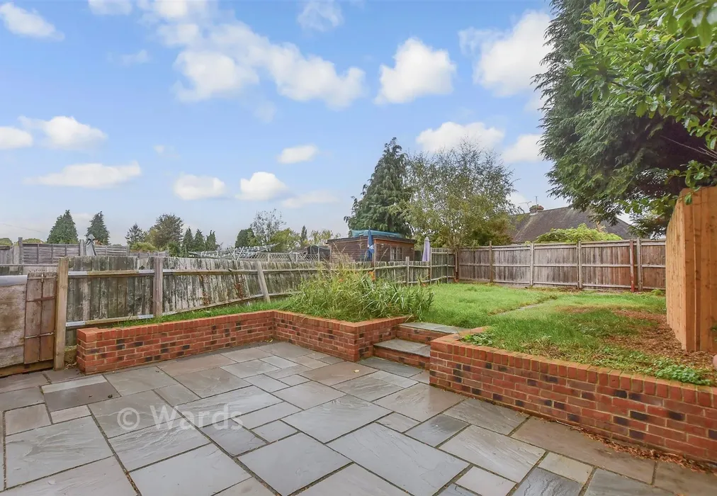 Rear Garden - West Park Road, Maidstone, Kent - Wards of Kent