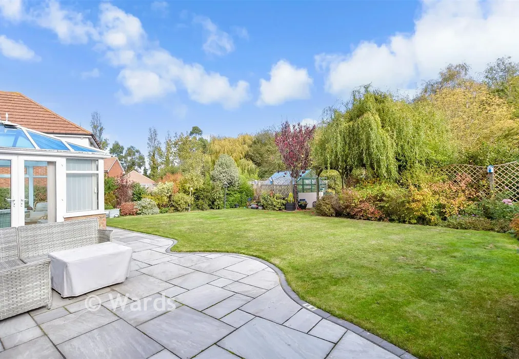 Rear Garden - Court Tree Drive, Eastchurch, Sheerness, Kent - Wards of Kent