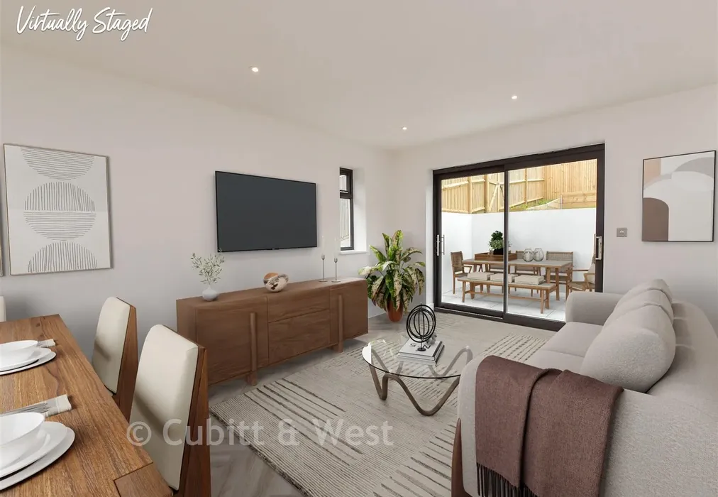 Lounge Staged - The Ridgway, Woodingdean, Brighton, East Sussex - Wards of Kent
