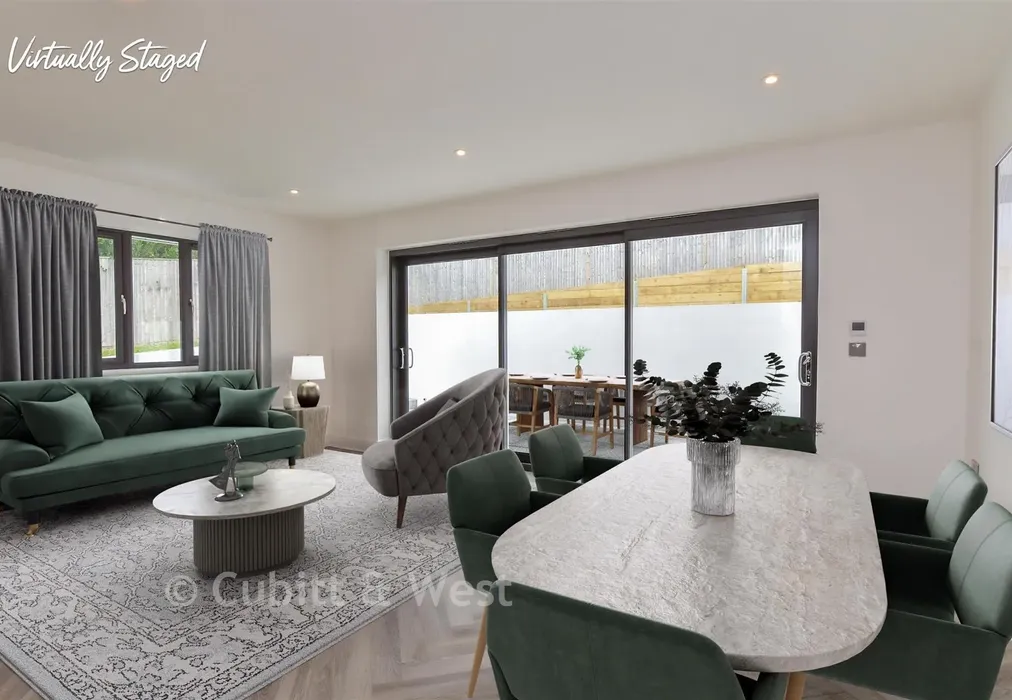 Kitchen/Diner Staged - The Ridgway, Woodingdean, Brighton, East Sussex - Wards of Kent