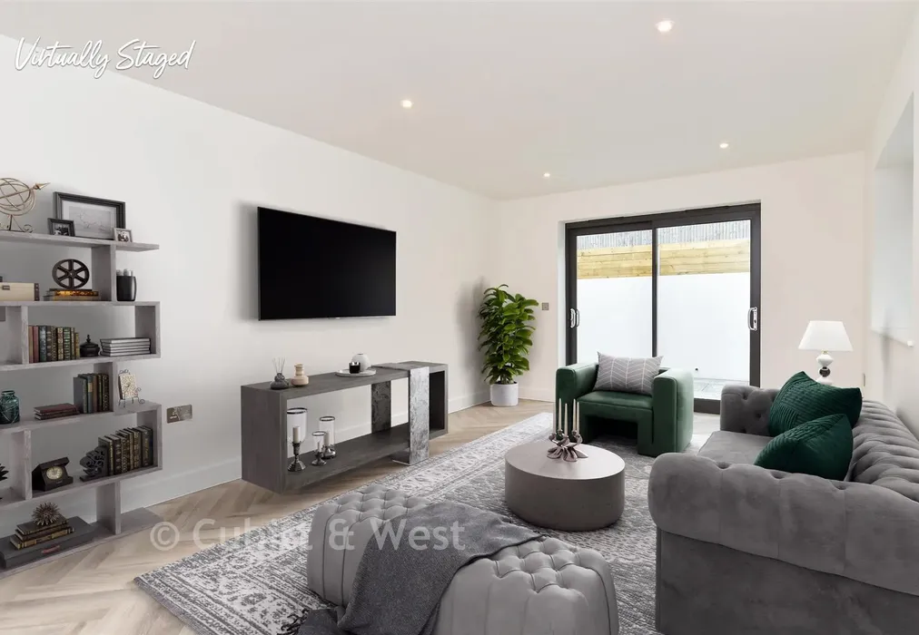 Lounge Staged - The Ridgway, Woodingdean, Brighton, East Sussex - Wards of Kent