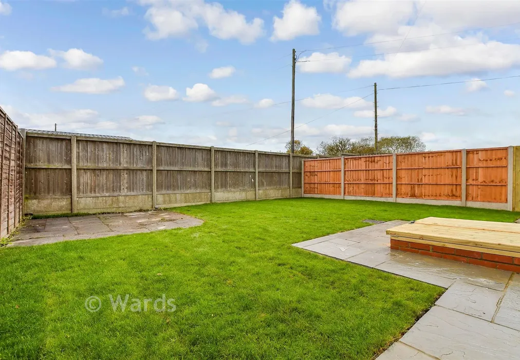 Rear Garden - Station Road, Lydd, Romney Marsh, Kent - Wards of Kent
