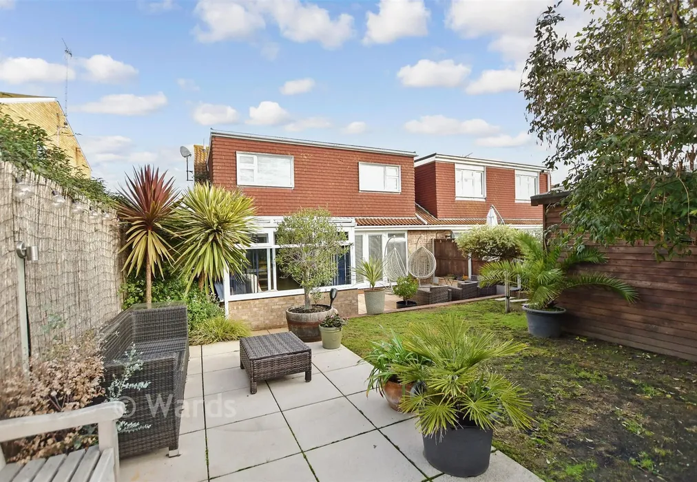 Rear Garden - Knockholt Road, Cliftonville, Margate, Kent - Wards of Kent