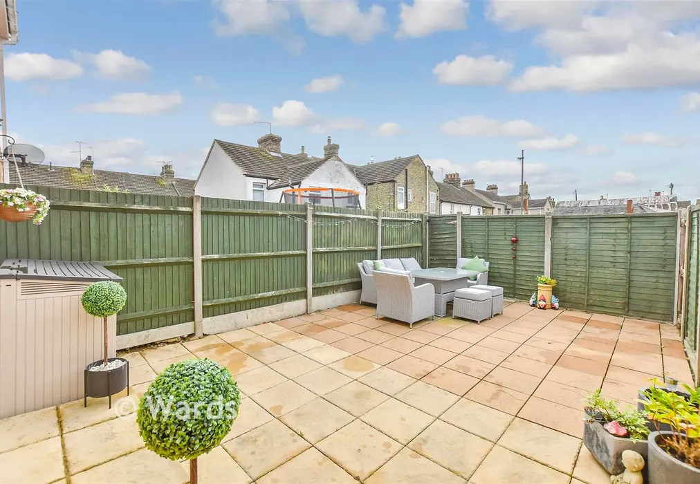 Rear Garden - Alma Road, Eccles, Aylesford, Kent - Wards of Kent
