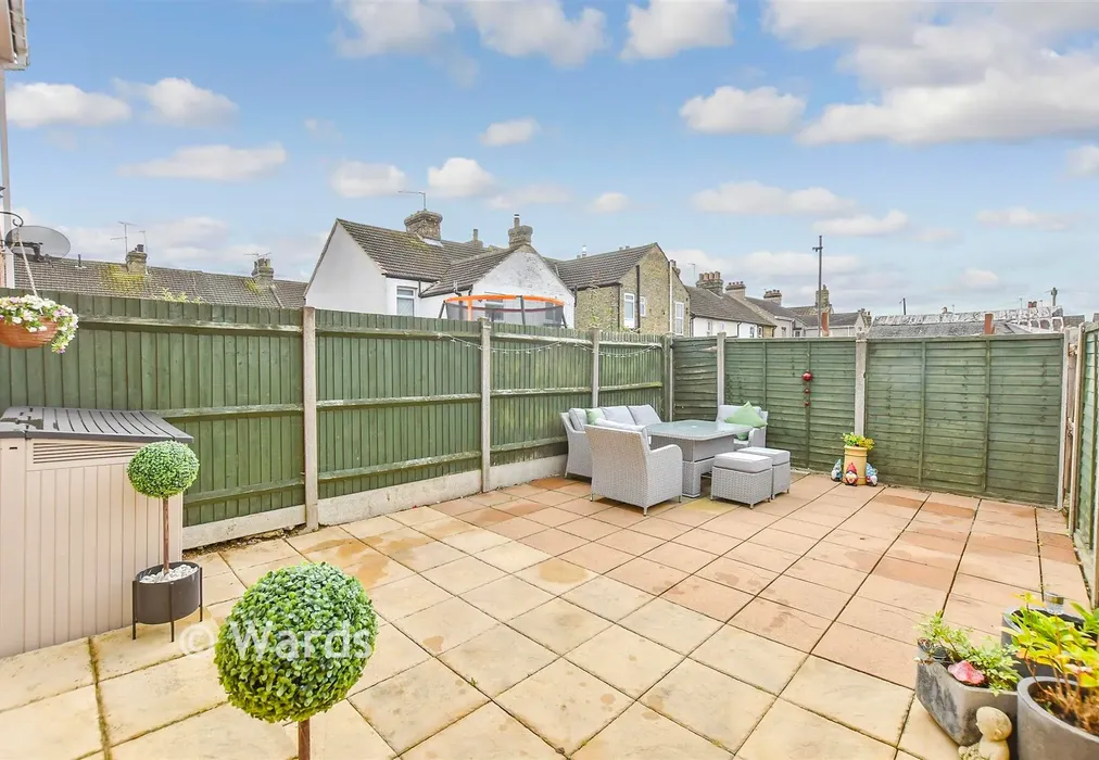 Rear Garden - Alma Road, Eccles, Aylesford, Kent - Wards of Kent