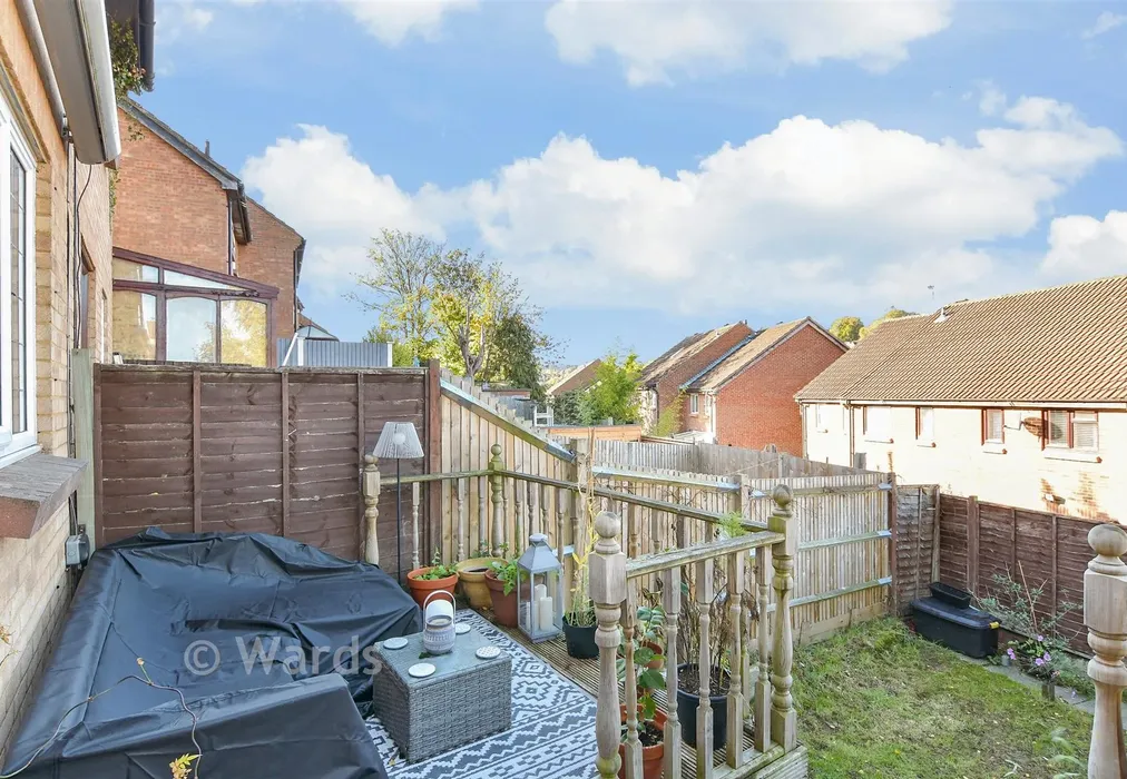 Rear Garden - Bilsington Close, Walderslade, Chatham, Kent - Wards of Kent