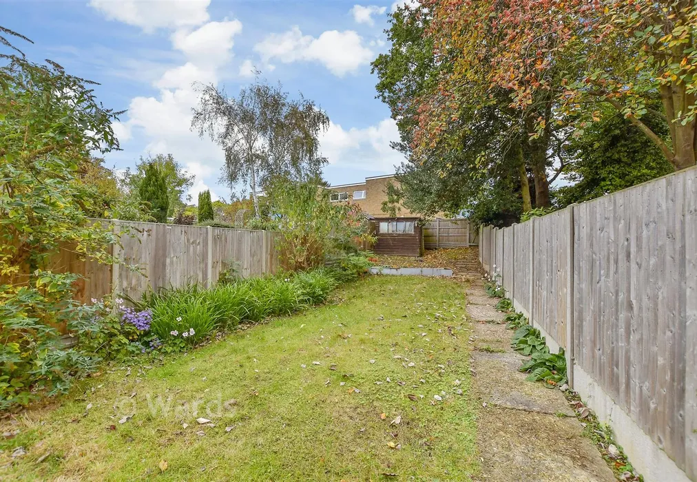 Rear Garden - St. Martin's View, Herne Bay, Kent - Wards of Kent