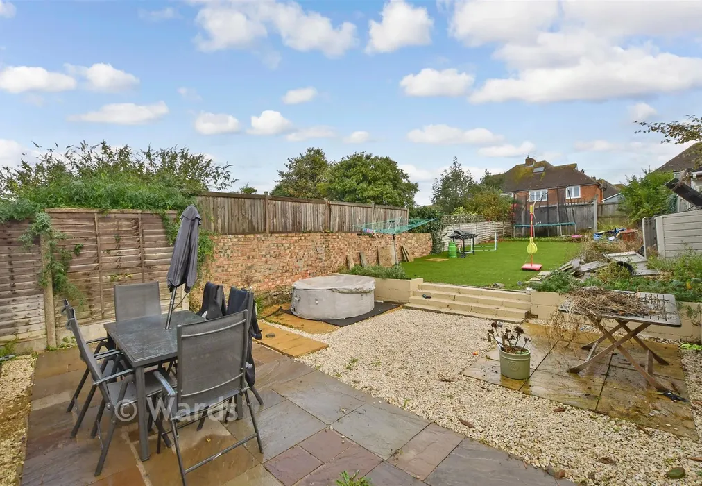 Rear Garden - Invicta Road, Margate, Kent - Wards of Kent