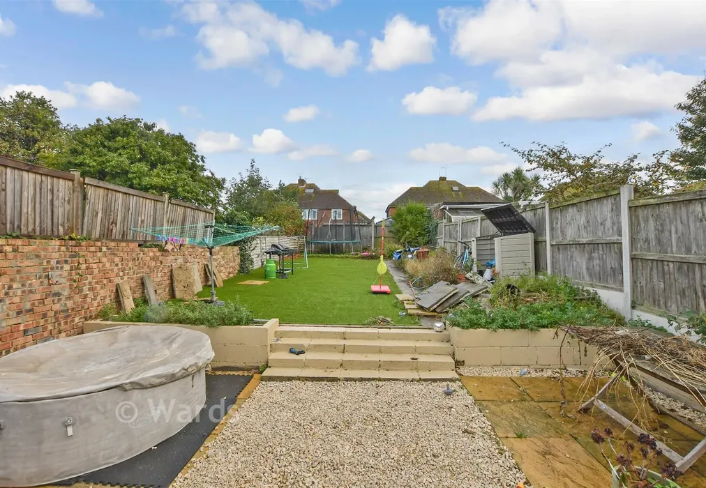Rear Garden - Invicta Road, Margate, Kent - Wards of Kent